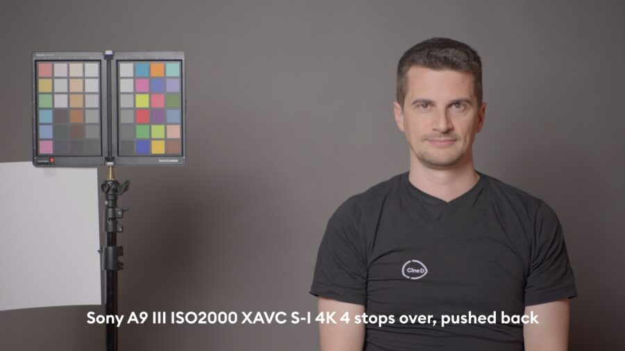 4 stops of overexposure, brought back to base