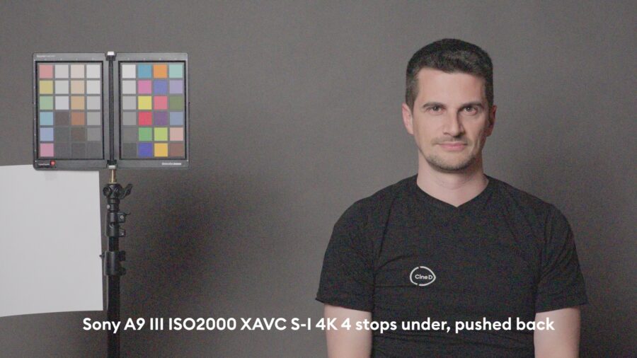 4 stops of underexposure, pushed back to base