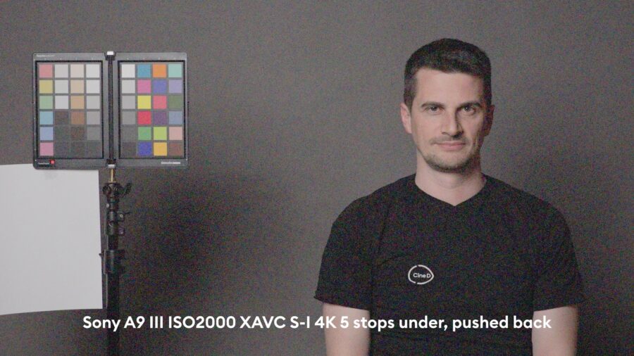 5 stops of underexposure, pushed back to base