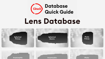 CineD Lens Database - Quick Guide Video