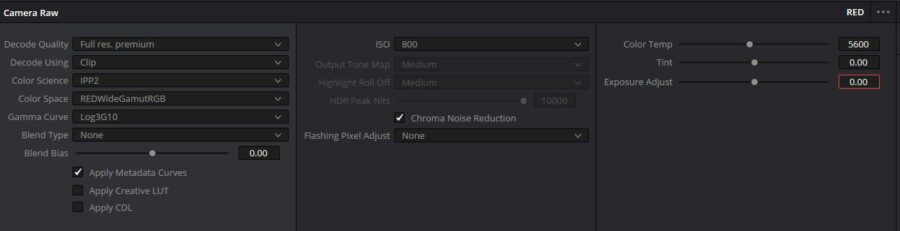 Lab Test RED V-RAPTOR [X] 8K VV