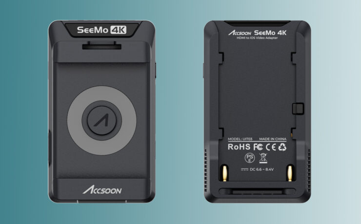 Accsoon SeeMo 4K HDMI Adapter Introduced -  Turns iPhones/iPads into On-Camera Monitors with 4K Streaming