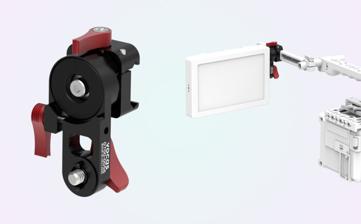 Vocas NATO Clamp with 1/4"-20 Pin-Lock for On-Camera Monitors Released
